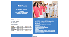 Desktop Screenshot of hno-kornwestheim.de